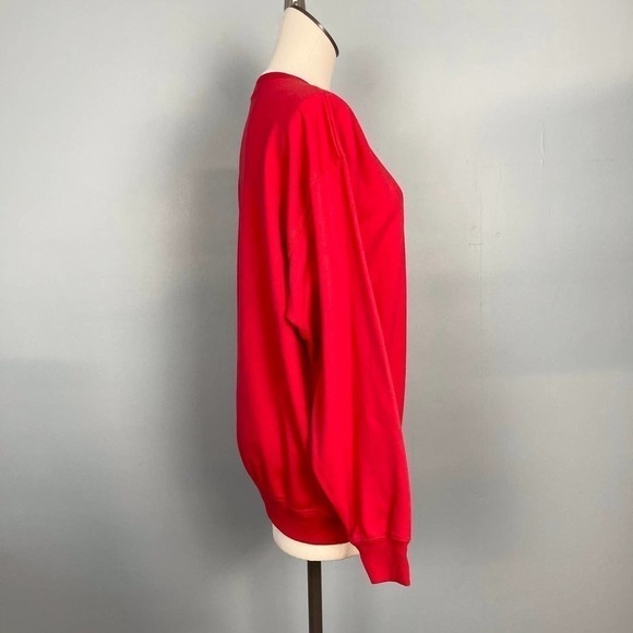 𝅺MCCC Sportswear Snowman Christmas Tree Mock Layered Sweatshirt Women's Size XL - Picture 2 of 12